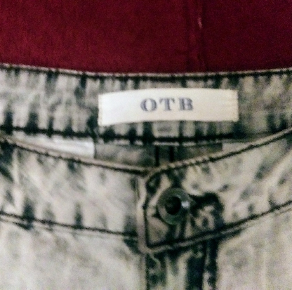 MWOT. OTB gray denim shorts SZ-7 - Picture 3 of 6